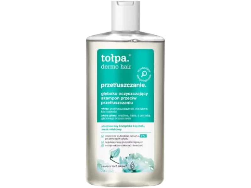TOŁPA Dermo Hair Głęboko oczyszczający szampon przeciw przetłuszczaniu