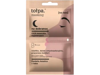 Zdjęcie produktu TOŁPA MASKING Na dobranoc maseczka CICA regenerująca, maska
