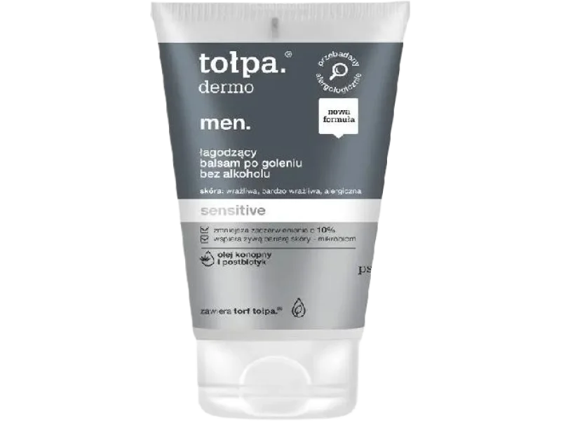 TOŁPA MEN Sensitive łagodzący balsam po goleniu