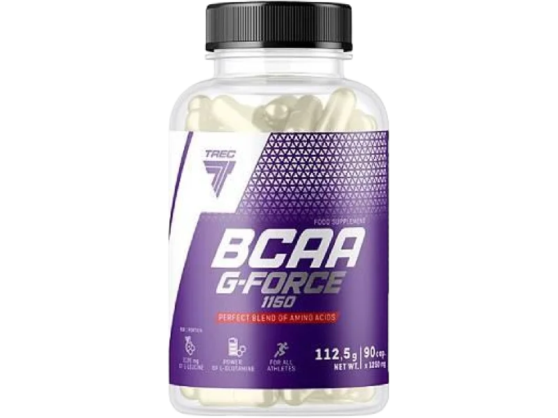 Trec BCAA G-Force 1150 Aminokwasy z Glutaminą, kapsułki