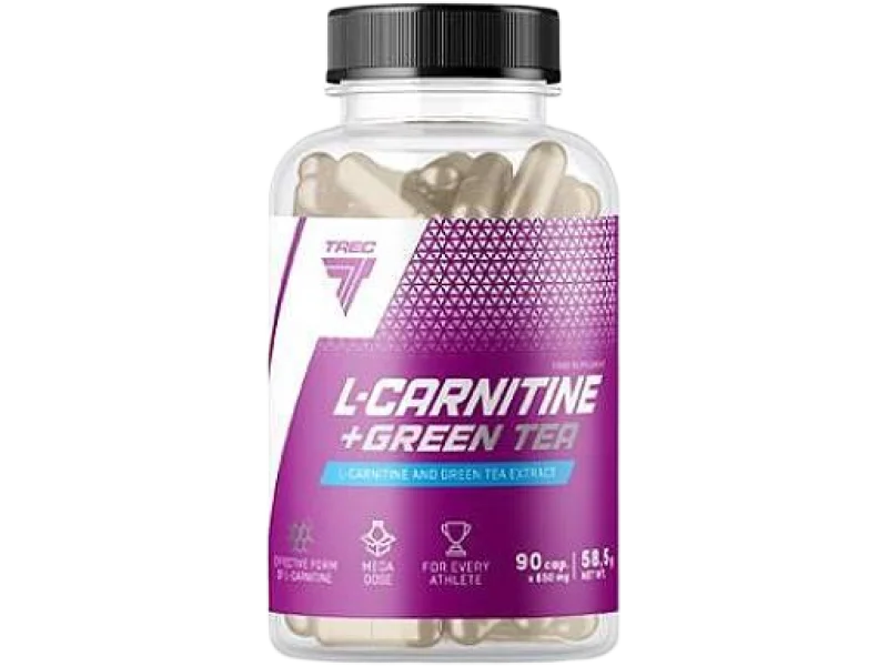 Trec L-Carnitine+Green Tea L-Karnityna z ekstraktem z zielonej herbaty, kapsułki