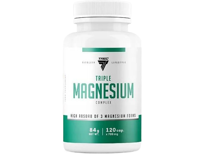 Trec Vitality Triple Magnesium Complex, kapsułki, 261,2 mg