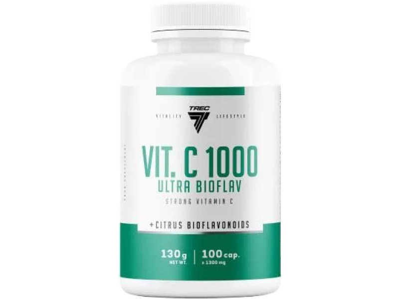 Trec Vitality Vit. C 1000 Ultra Bioflav, kapsułki, 1000 mg