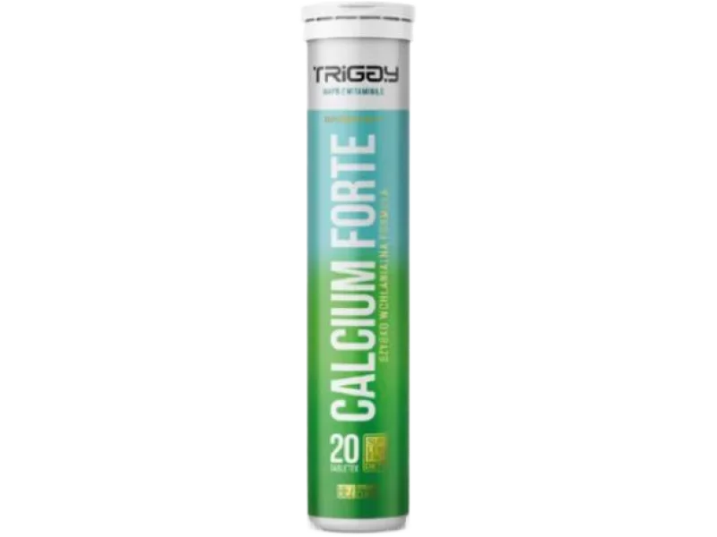 TRIGGY Calcium Forte smak pomarańczowo-żurawinowy, tabletki musujące