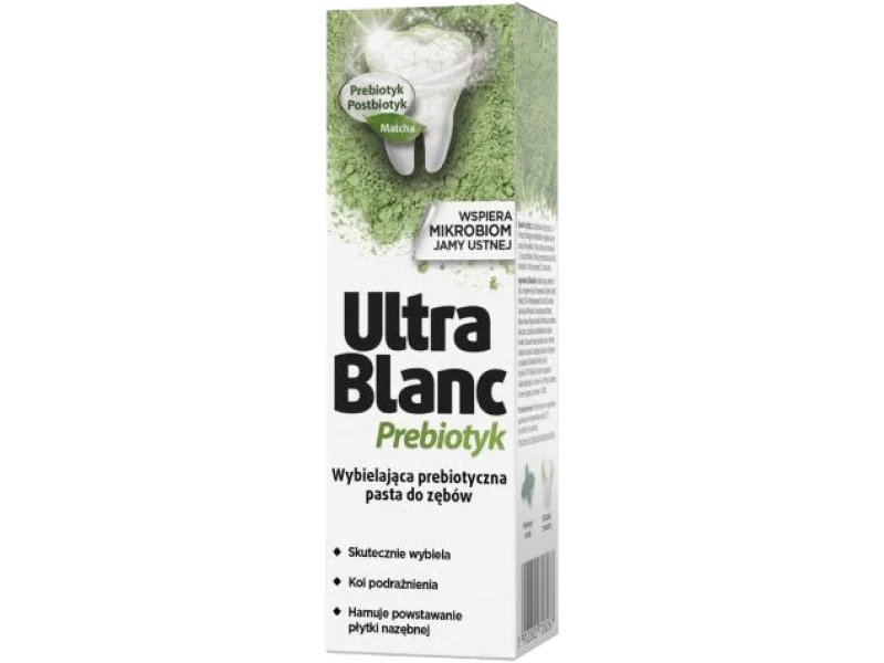 UltraBlanc Prebiotyk Wybielająca pasta do zębów prebiotyczna, pasta do jamy ustnej