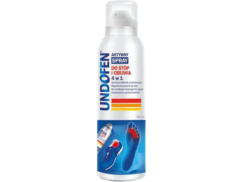 Undofen Aktywny Spray do stóp i obuwia 4w1