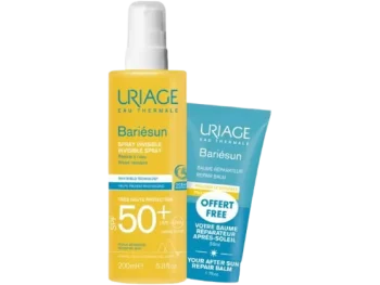 Zdjęcie produktu Uriage Bariesun Zestaw Invisible Spray SPF 50+ + Balsam po opalaniu