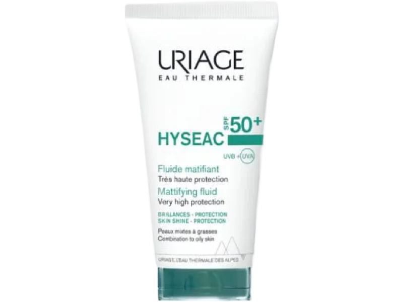 Uriage Hyseac Fluid przeciwsłoneczny matujący SPF 50+