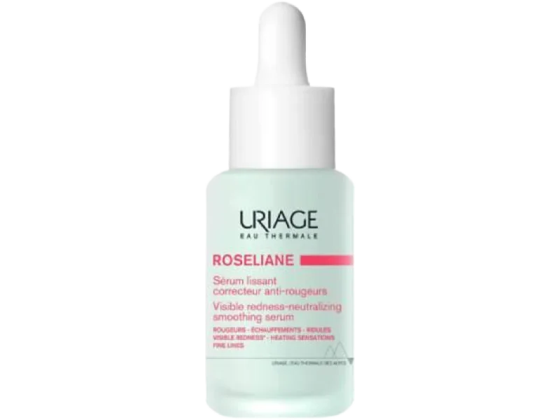 Uriage Roseliane Serum wygładzające przeciw zaczerwienieniom skóry do cery wrażliwej