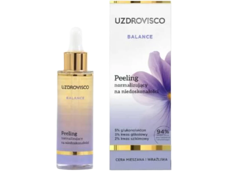 UZDROVISCO Balance Peeling normalizujący na niedoskonałości