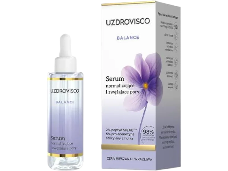UZDROVISCO Balance Serum normalizujące i zwężające pory