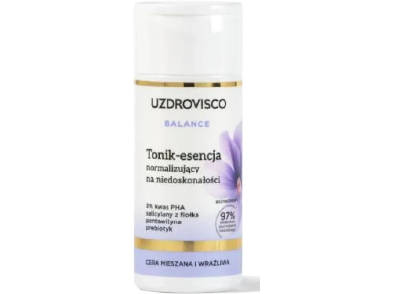 UZDROVISCO Balance Tonik-esencja normalizujący na niedoskonałości