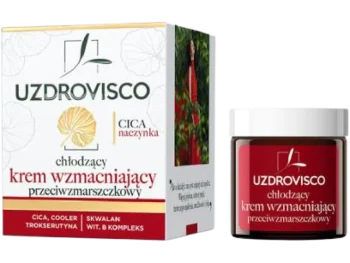 Zdjęcie produktu UZDROVISCO CICA Naczynka Krem do twarzy chłodzący przeciwzmarszczkowy do cery naczynkowej