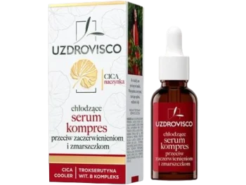 Zdjęcie produktu UZDROVISCO CICA Naczynka Serum kompres do twarzy redukujący zaczerwienienia i zmarszczki do cery naczynkowej