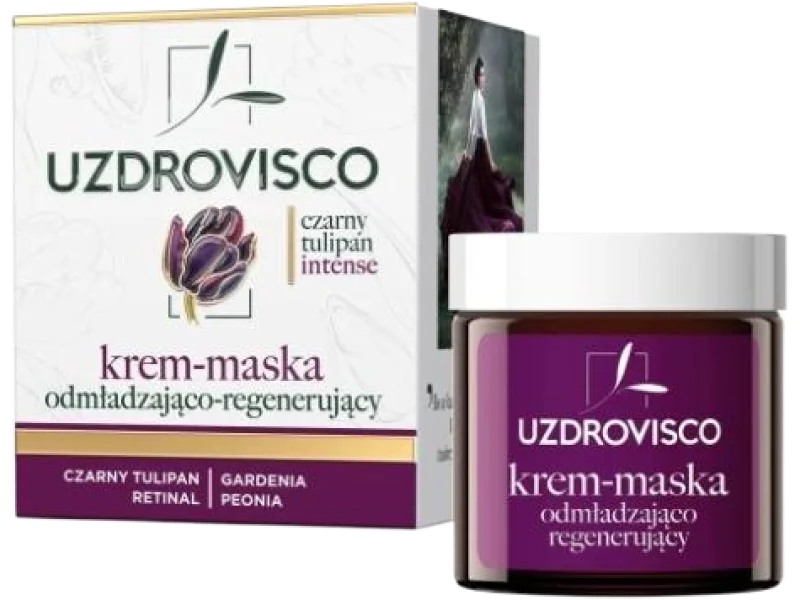 UZDROVISCO Czarny Tulipan Intense Krem-maska odmładzająco-regenerujący