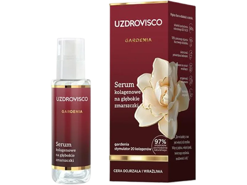 Uzdrovisco Gardenia Serum kolagenowe na głębokie zmarszczki