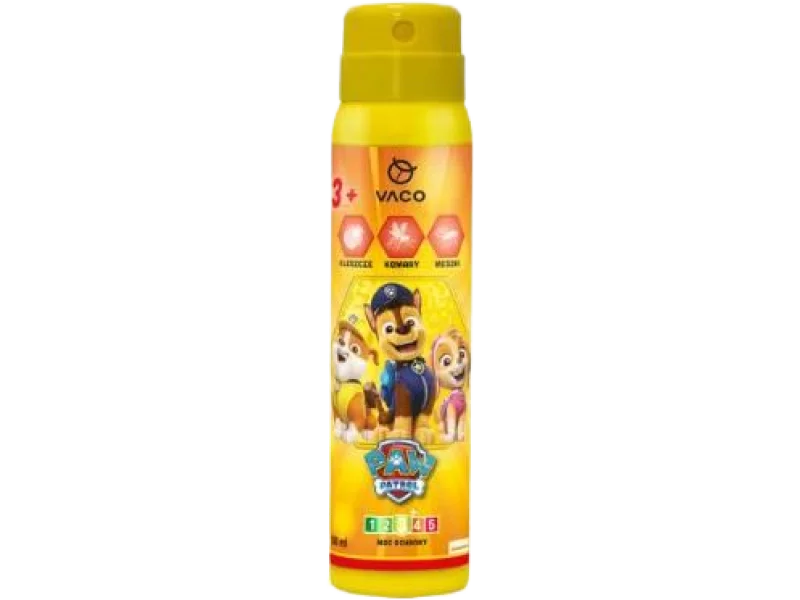 VACO Psi Patrol Spray na kleszcze komary i meszki dla dzieci 3+
