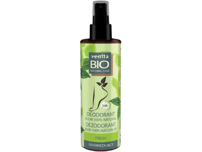 VENITA Bio Natural Care Odświeżający dezodorant do stóp, spray