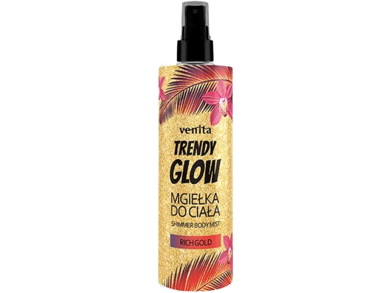 VENITA Trendy Glow Mgiełka rozświetlająca do ciała Rich Gold