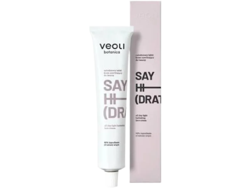 Veoli Botanica Say Hi (Dration) Całodniowy lekki krem nawilżający do twarzy