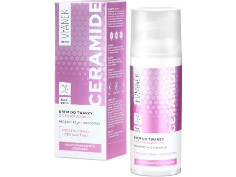 VIANEK Hero Ceramide Krem do twarzy z ceramidami 2%, 2%