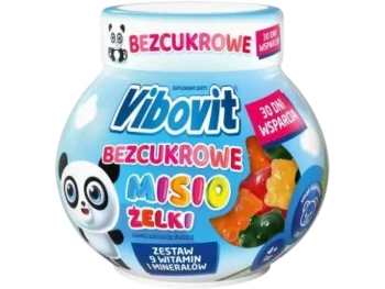 Zdjęcie produktu Vibovit Bezcukrowe Misio Żelki o smaku owocowym, żelki