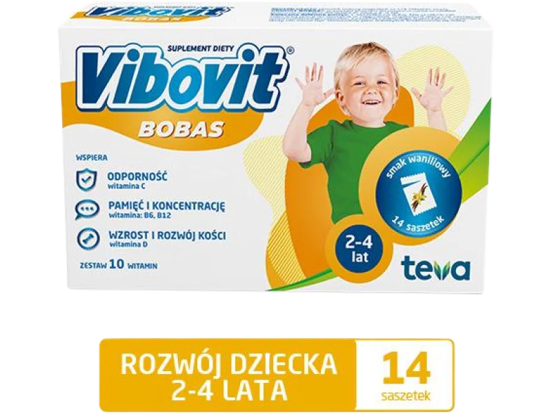 Vibovit Bobas waniliowy, saszetki