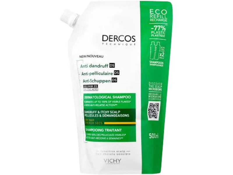 VICHY DERCOS Anti-dandruff Shampoo Dry Hair – zapas, szampon