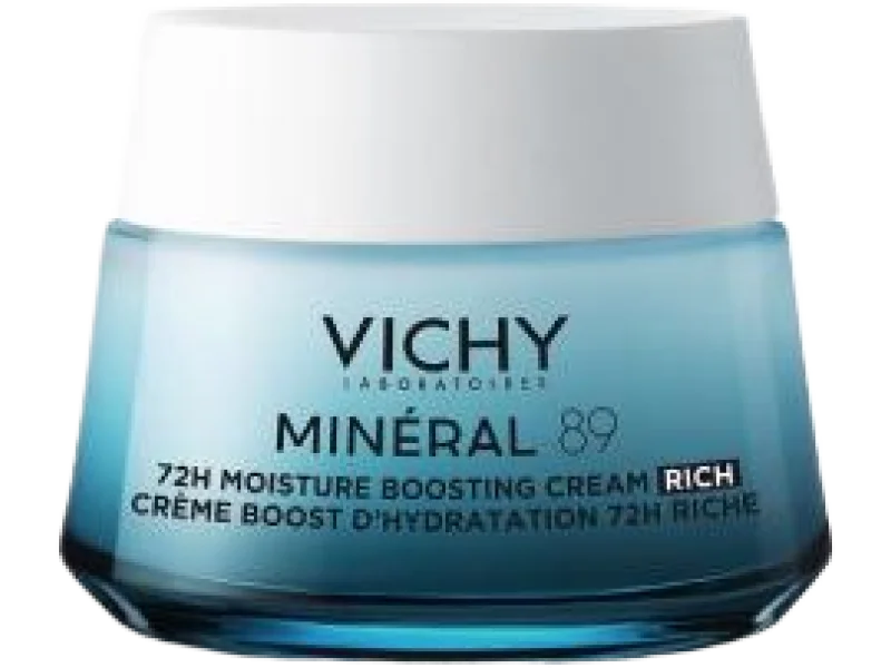 VICHY MINERAL 89 Bogaty krem nawilżająco-odbudowujący 72h