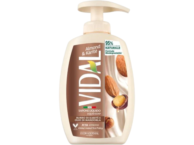 Vidal Almond & Karite Mydło w płynie Migdał i Masło Shea