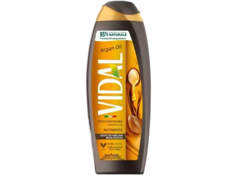 Vidal Argan Oil Żel pod prysznic z organicznym olejkiem arganowym, żel
