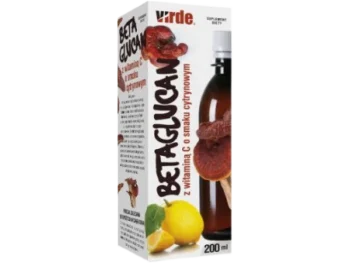 Zdjęcie produktu Virde Betaglucan z witaminą C o smaku cytrynowym, syrop