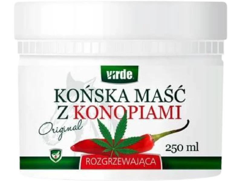VIRDE Końska maść z konopiami i CBD rozgrzewająca