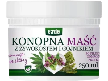 VIRDE Maść konopna z żywokostem i gojnikiem