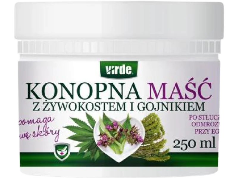 VIRDE Maść konopna z żywokostem i gojnikiem