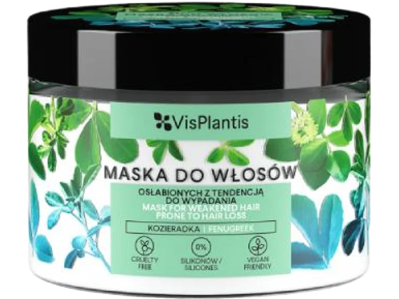 Vis Plantis Maska do włosów osłabionych z tendencją do wypadania Kozieradka