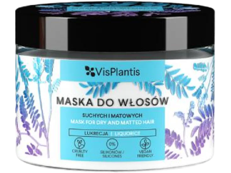 Vis Plantis Maska do włosów suchych i matowych – Lukrecja
