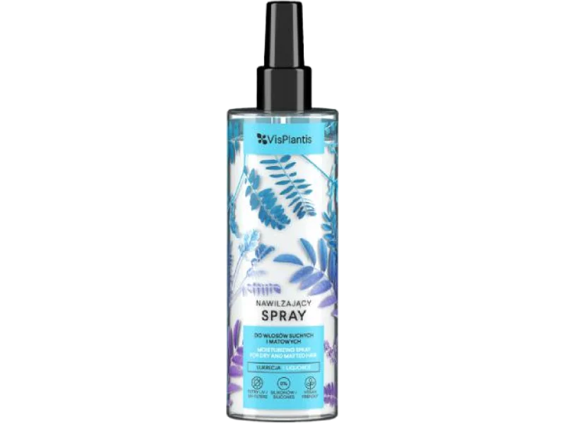 Vis Plantis Nawilżający spray do włosów suchych i matowych – Lukrecja