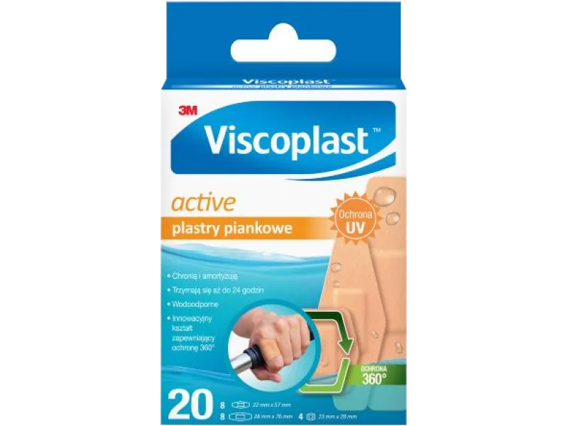 VISCOPLAST Active Amortyzujące plastry piankowe