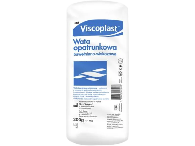 VISCOPLAST Wata opatrunkowa bawełniano-wiskozowa