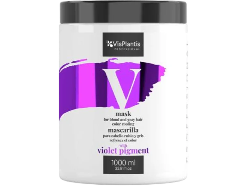 VisPlantis Professional Maska do włosów blond i siwych ochładzająca kolor