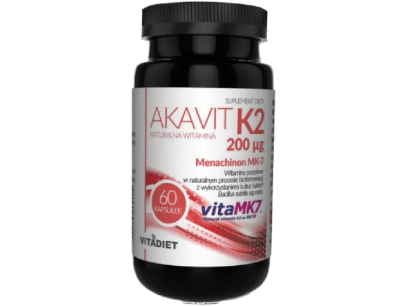 VITADIET Akavit K2, kapsułki, 200 µg