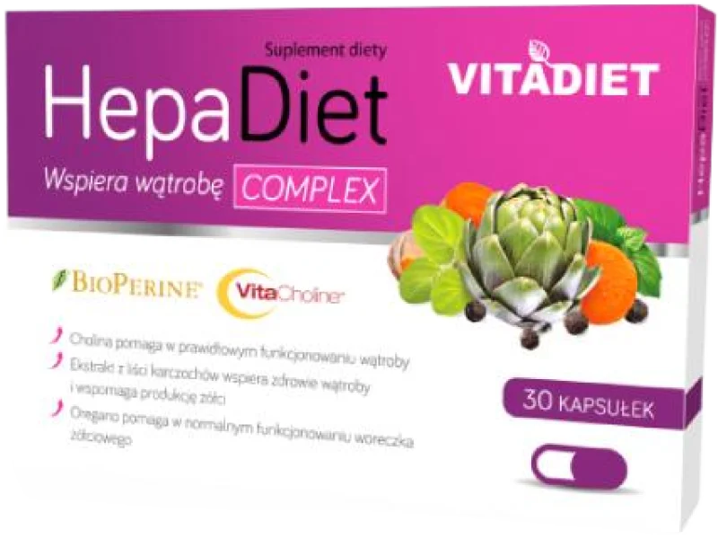 VITADIET HepaDiet Complex, kapsułki