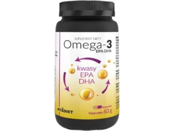 VITADIET Omega 3 EPA DHA, kapsułki miękkie