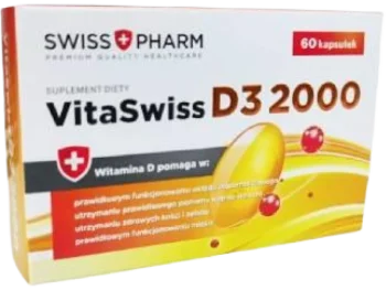 Zdjęcie produktu Vitaswiss D3, kapsułki, 2000 j.m.