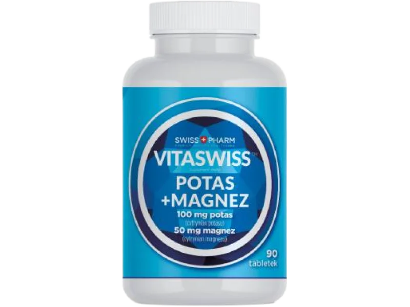 VITASWISS Potas + Magnez, tabletki