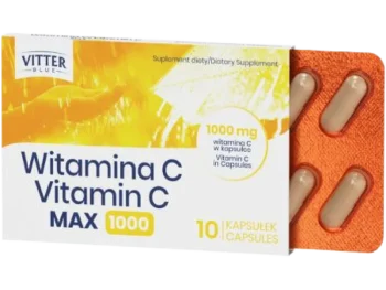 Zdjęcie produktu VITTER BLUE Witamina C MAX 1000mg, kapsułki, 1000 mg