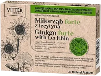 Vitter Miłorząb Forte z lecytyną, tabletki