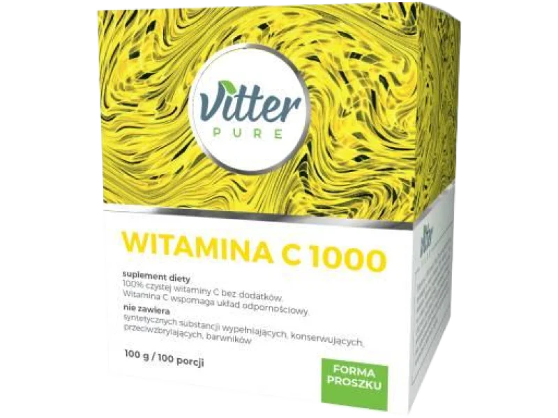 VITTER PURE Witamina C 1000, proszek, 1000 mg