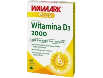 Zdjęcie produktu WALMARK+ Witamina D3 Forte 2000, kapsułki miękkie, 50 µg
